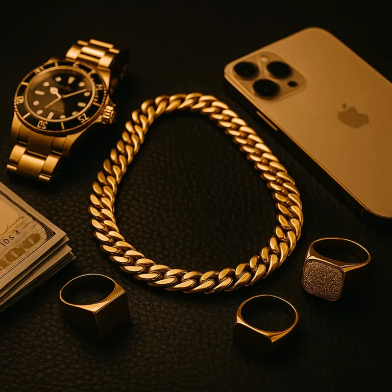 Goldschmuck und Uhren
